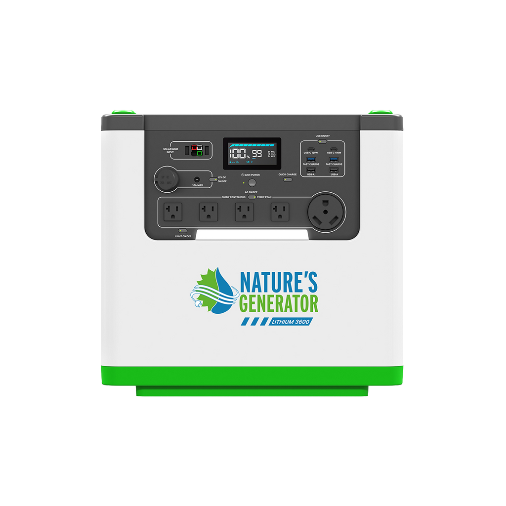 Nature's Generator Lithium 3600 Power Station