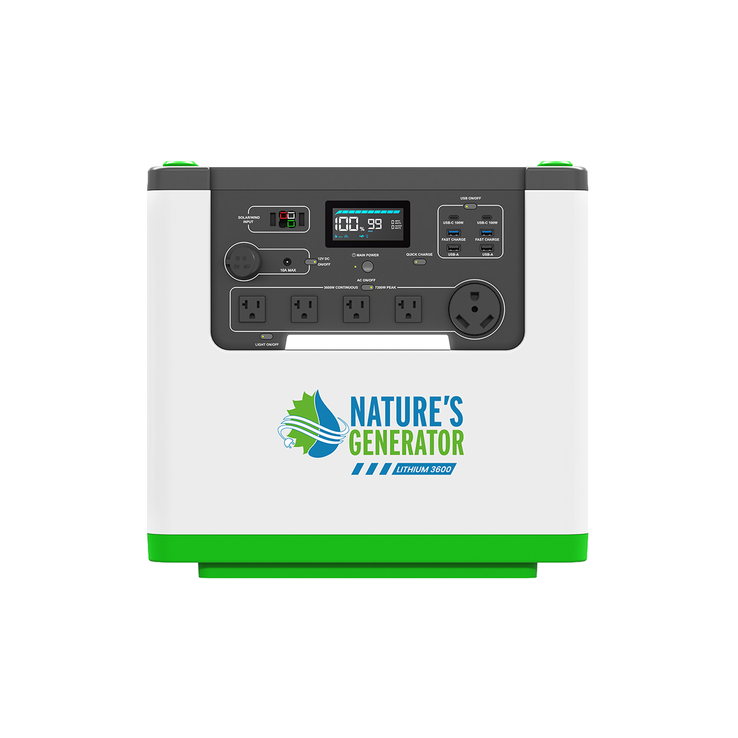 Nature's Generator Lithium 3600 Power Station
