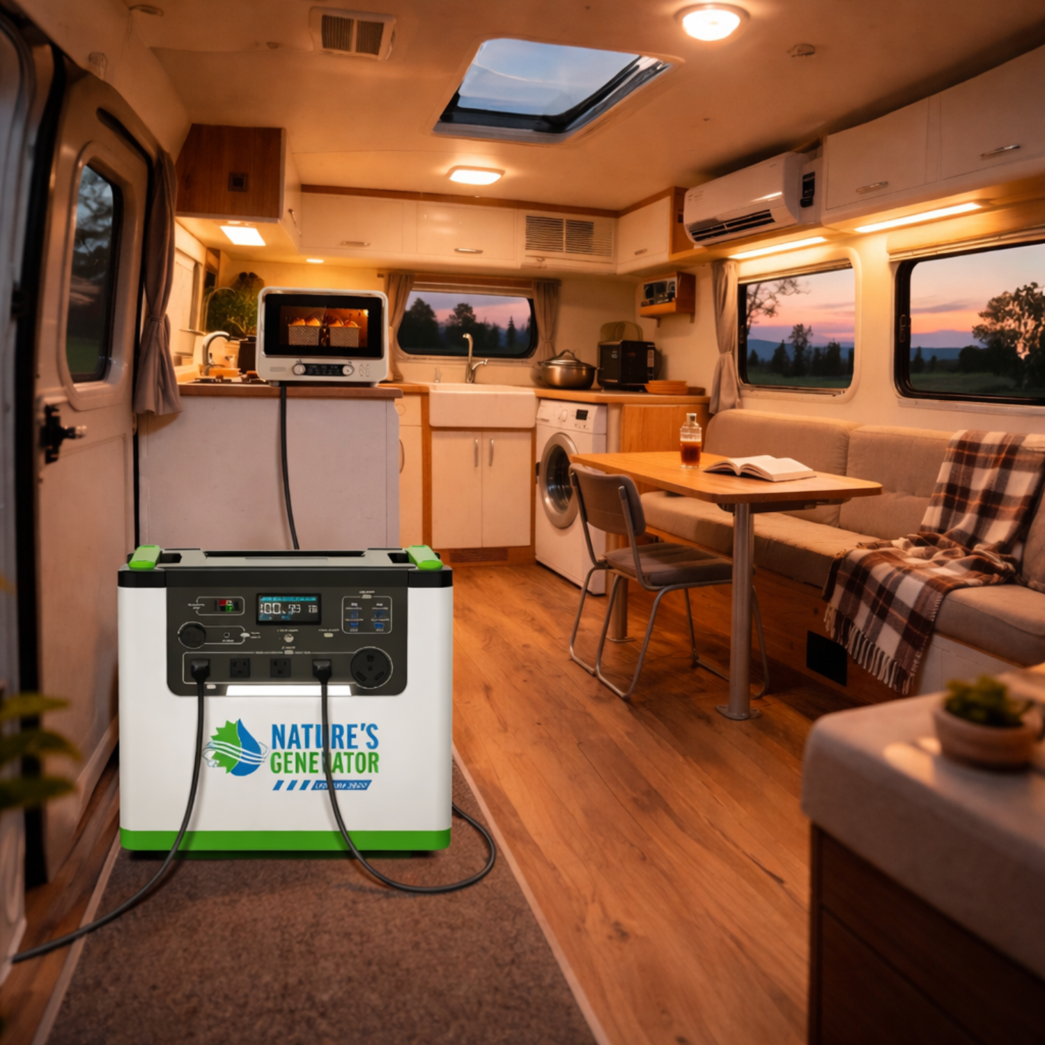Nature's Generator Lithium 3600 Solar and Wind Generator