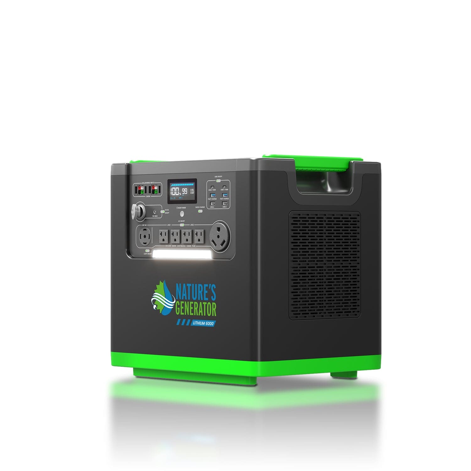Nature's Generator Lithium 6000 and Transfer Switch