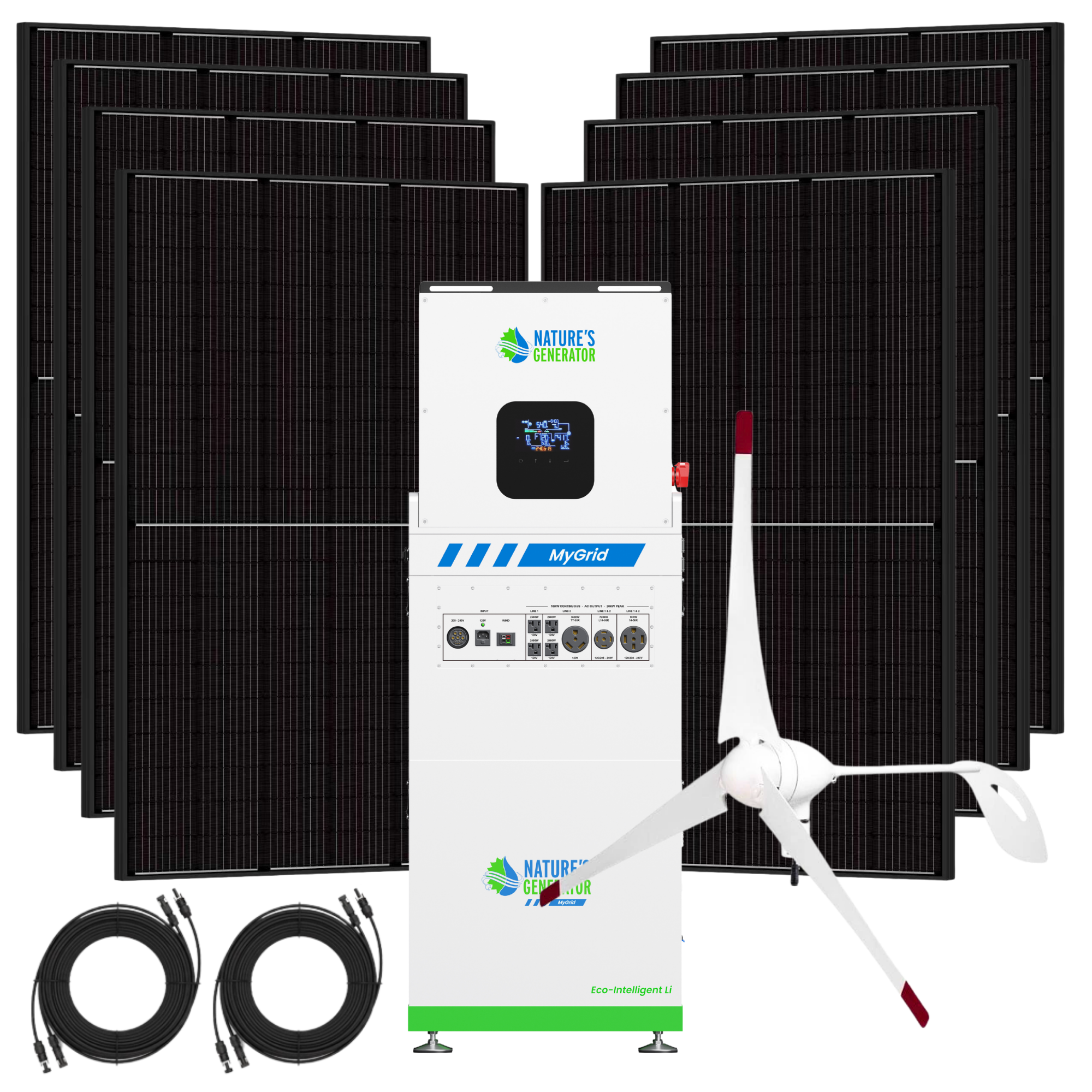MyGrid 10K Solar and Wind Generator for Home