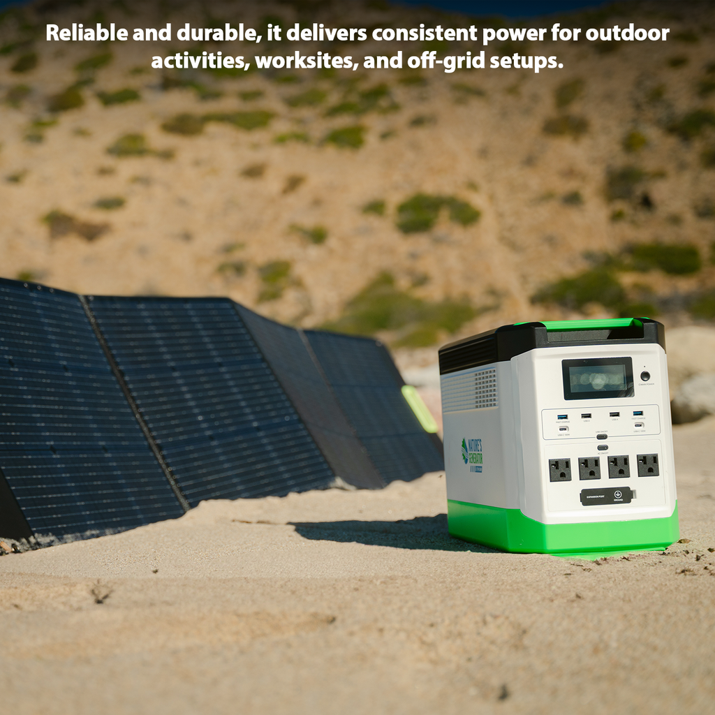 High Capacity Lithium 1800 Solar Generator
