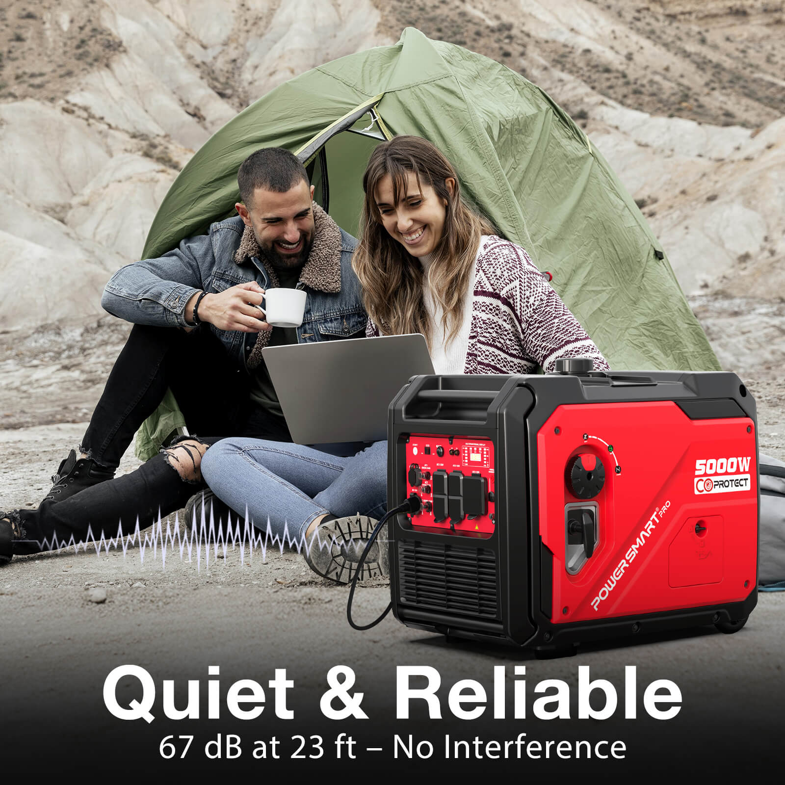 5000W Inverter Generator w/ CO Alert DH5050E
